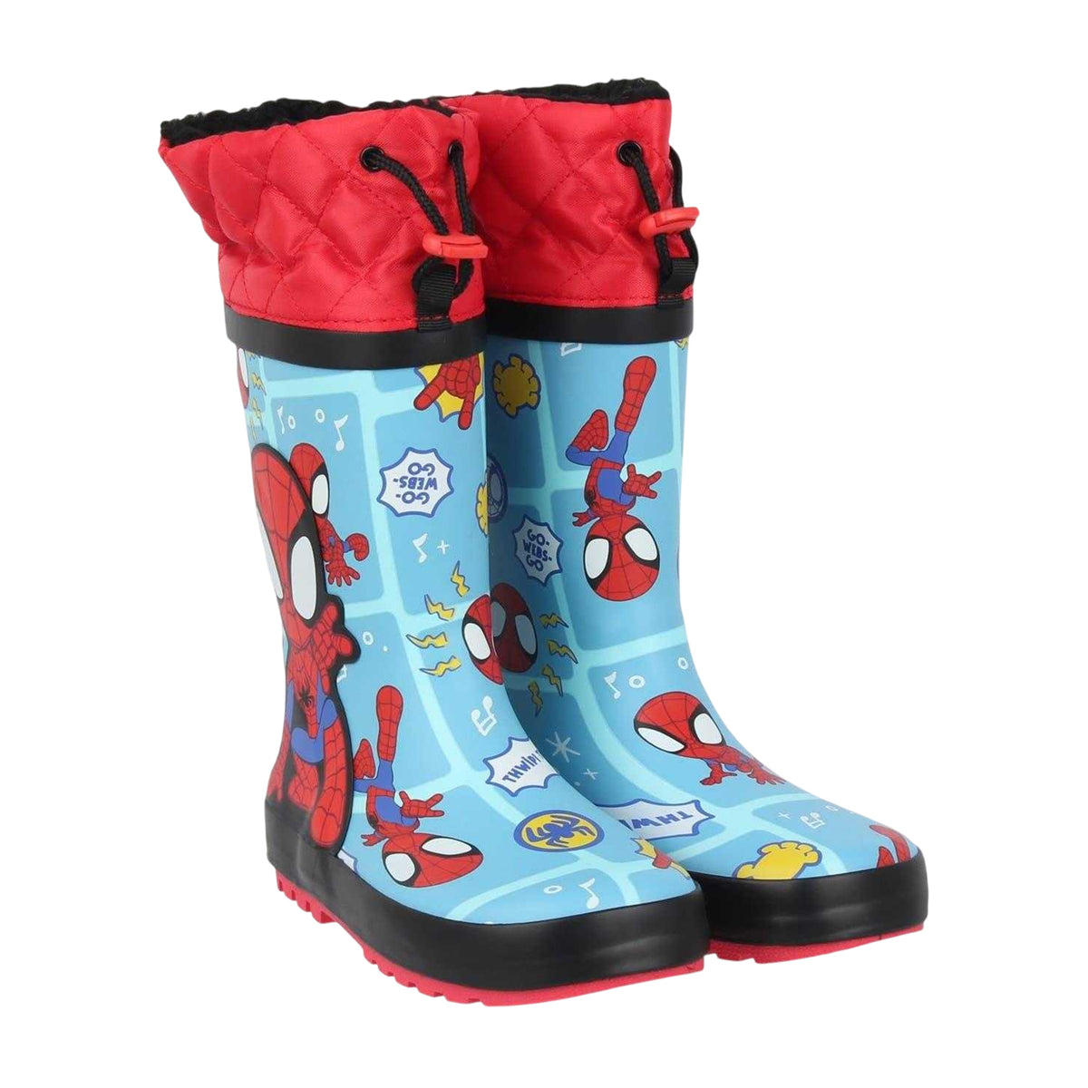 Red-Blue - Lifestyle - Spider-Man Childrens-Kids Wellington Boots