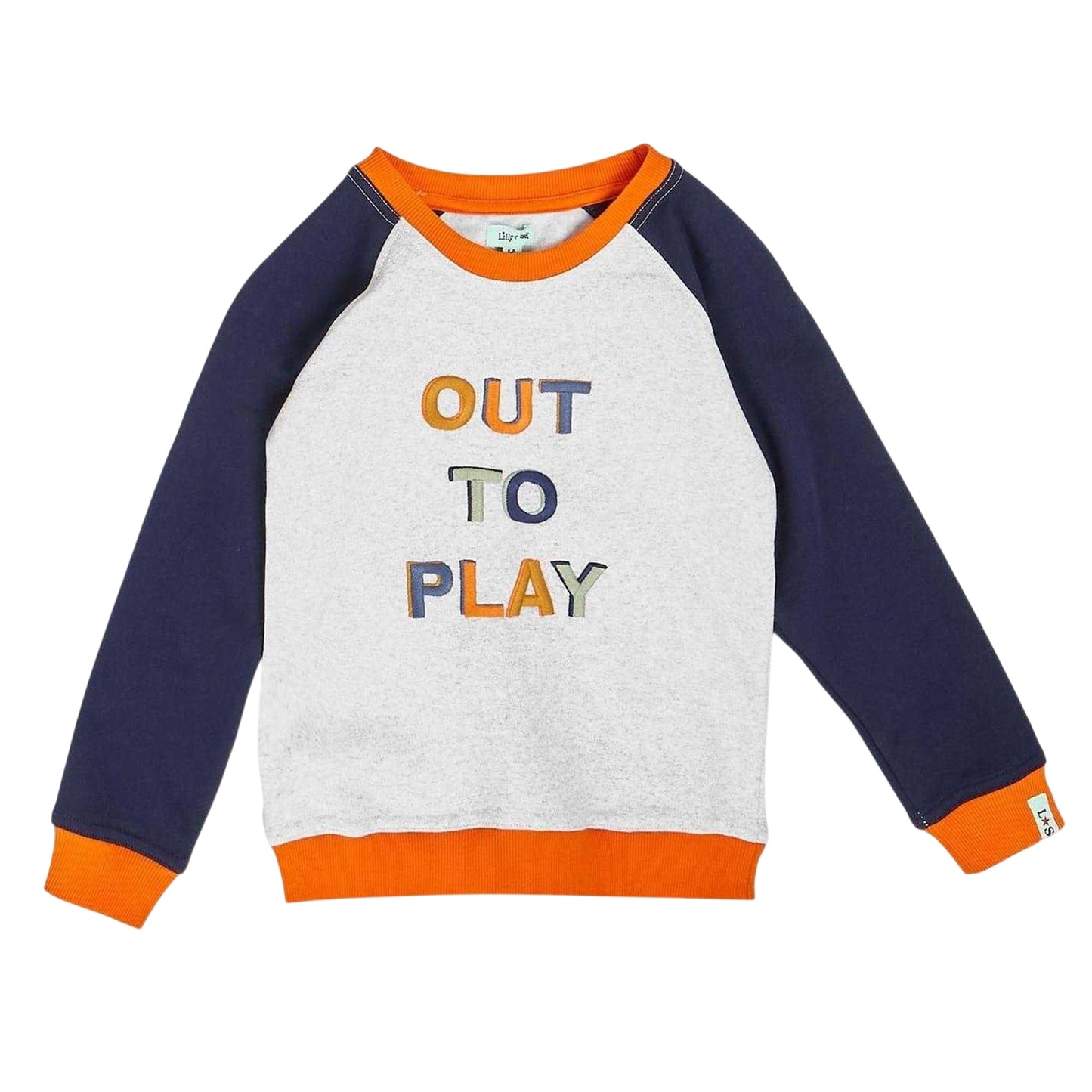 Multicoloured - Front - Lilly & Sid Childrens-Kids Out 2 Play Sweatshirt