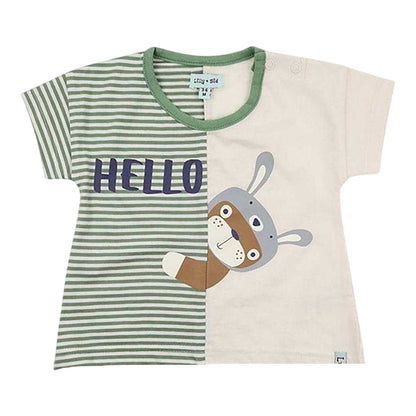 Multicoloured - Back - Lilly & Sid Baby Striped Short-Sleeved Co-ord Set
