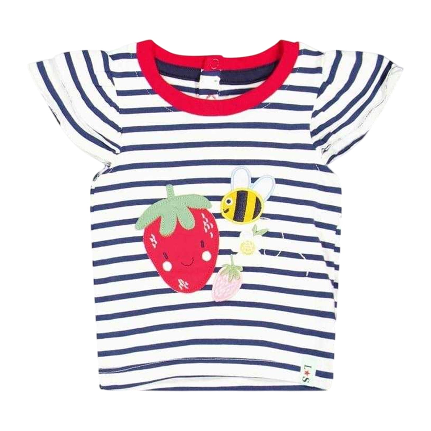 Multicoloured - Back - Lilly & Sid Baby Busy Bee Top & Bottom Set