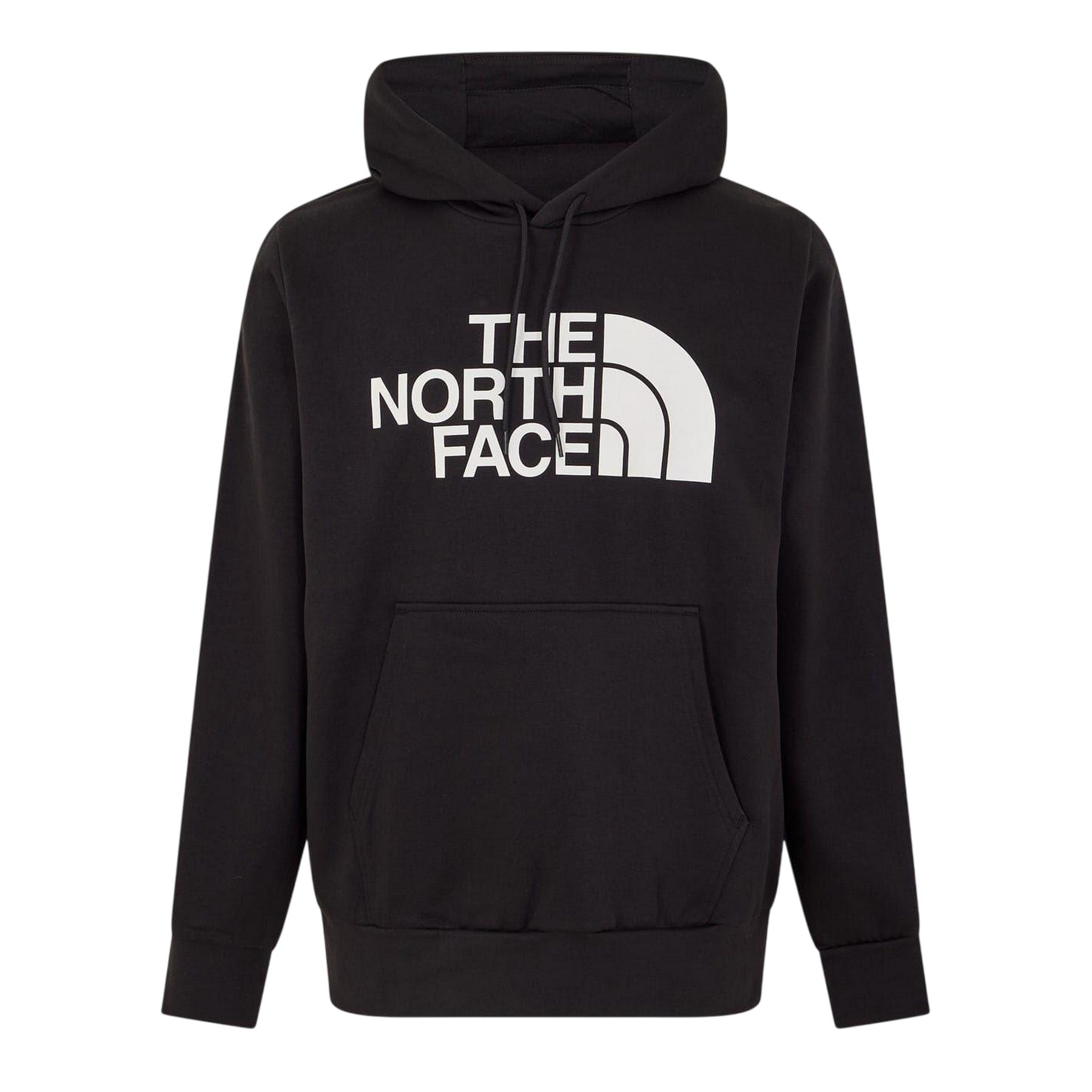 Black - Front - The North Face Mens Logo Regular Hoodie