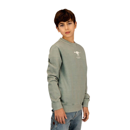 Mercury - Side - G-Star Boys Graphic Print Crew Neck Sweatshirt