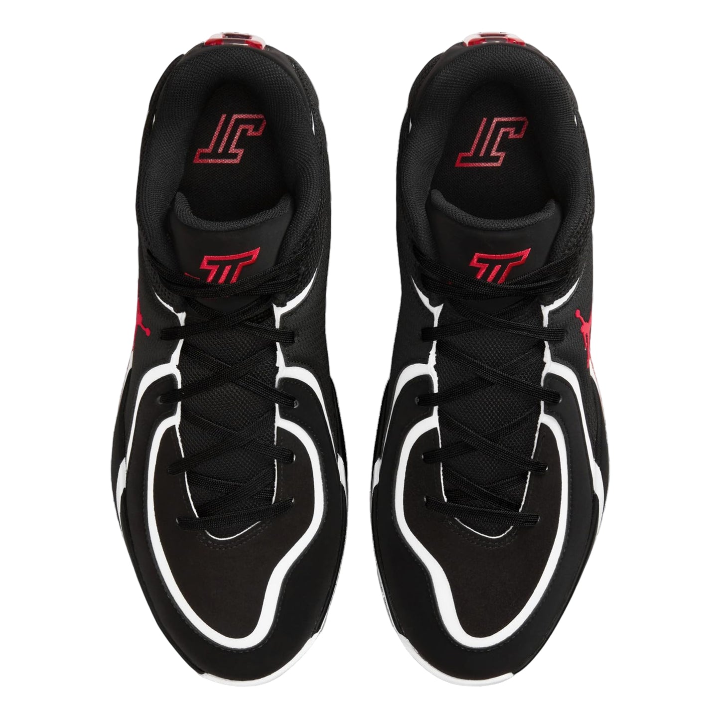 Black-Red - Pack Shot - Nike Mens Air Jordan Tatum Baseball Trainers