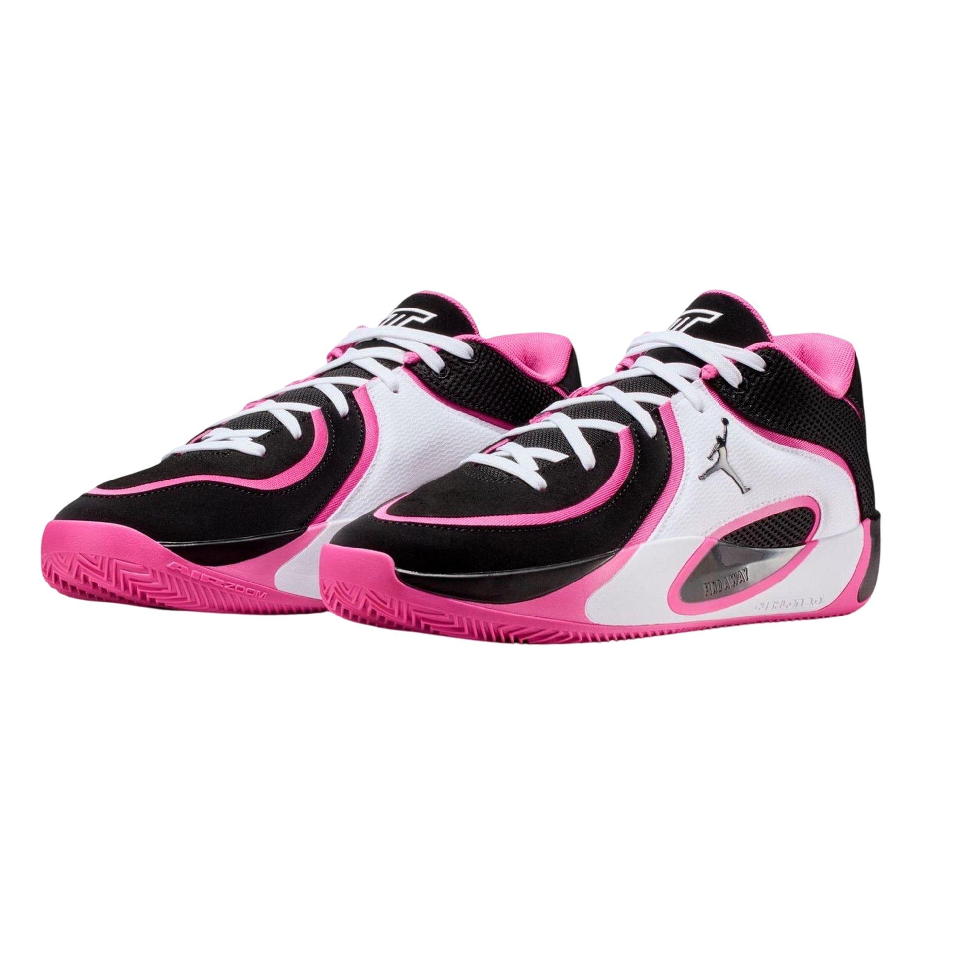 Black-White - Front - Nike Mens Air Jordan Tatum Baseball Trainers