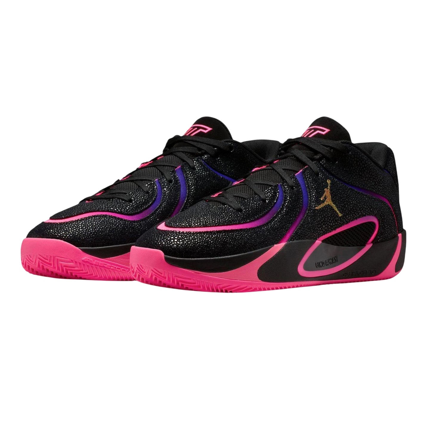 Black-Pink - Front - Nike Mens Air Jordan Tatum Baseball Trainers