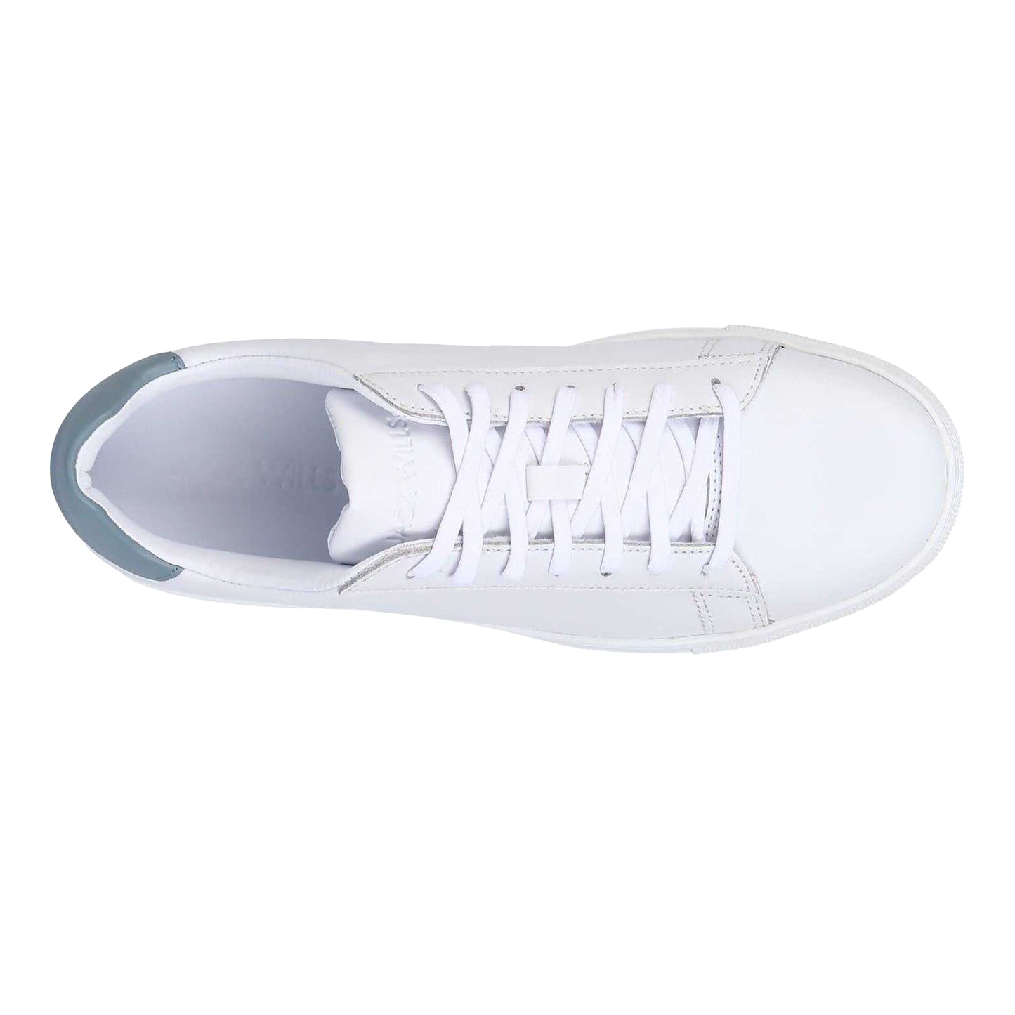 White - Lifestyle - Jack Wills Mens Leather Low Cut Trainers