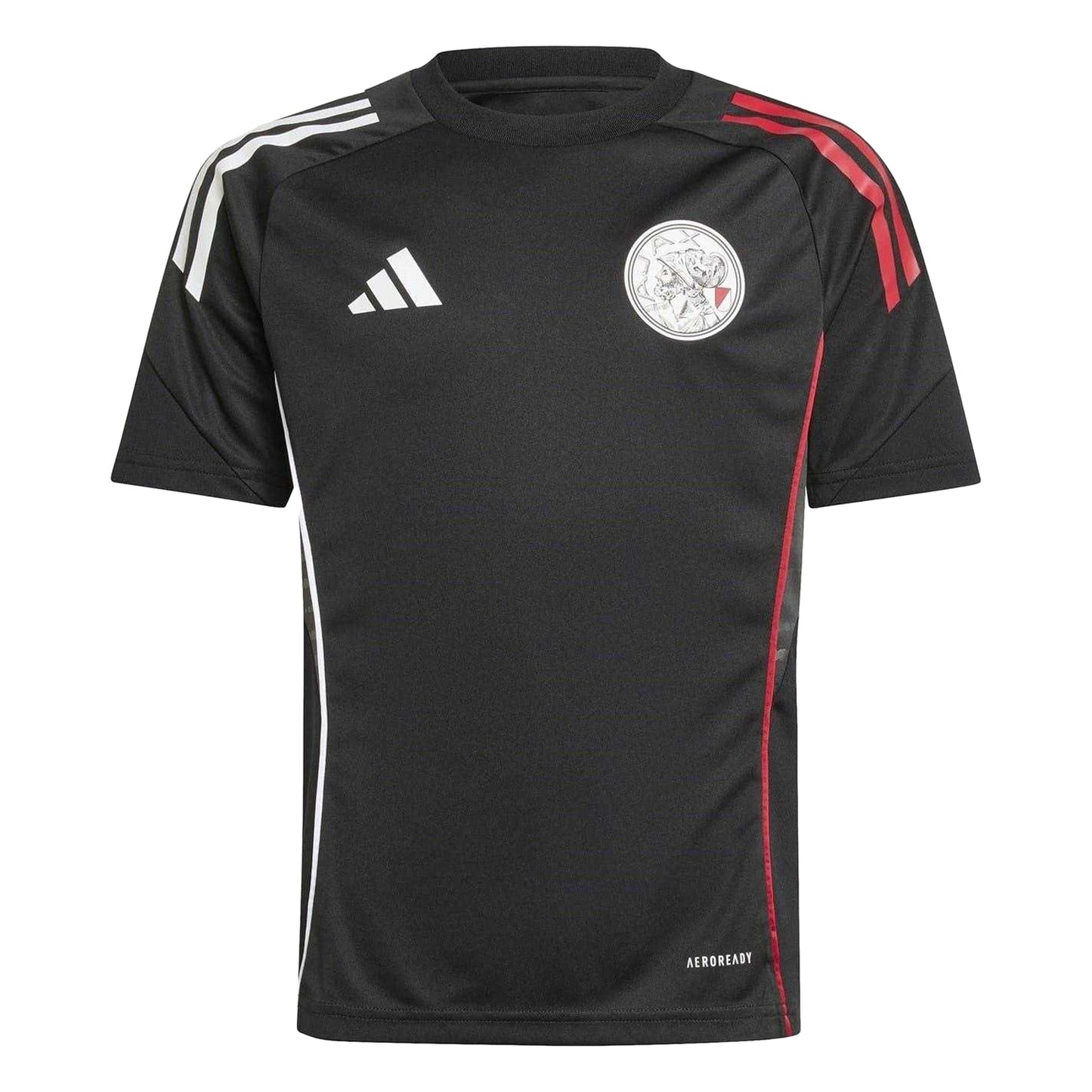Black - Front - Adidas Childrens-Kids Ajax Amsterdam Training Jersey