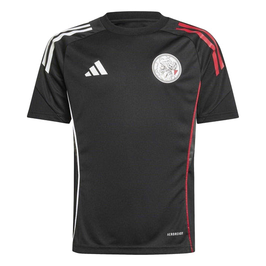 Black - Front - Adidas Childrens-Kids Ajax Amsterdam Training Jersey