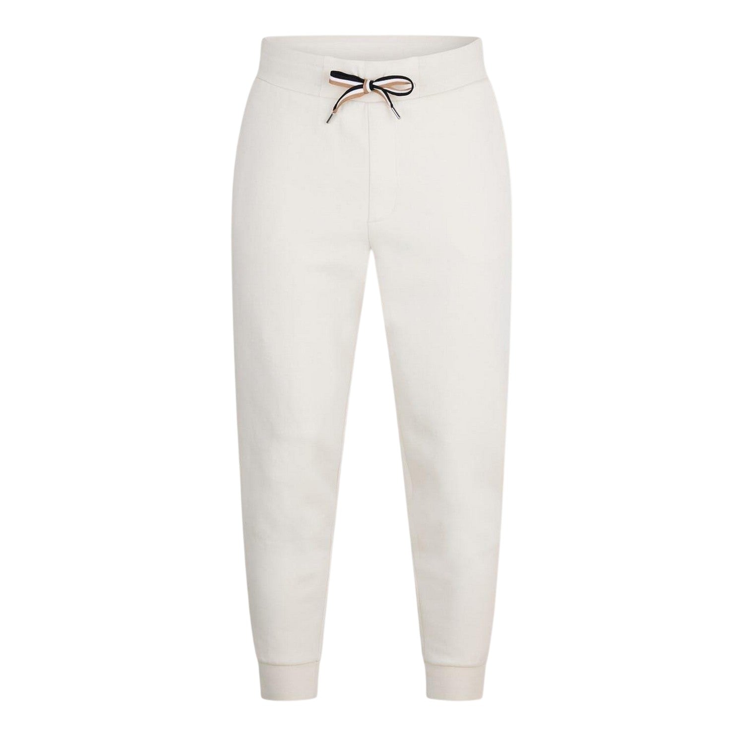 White - Front - Boss Mens Larsen Slim Joggers