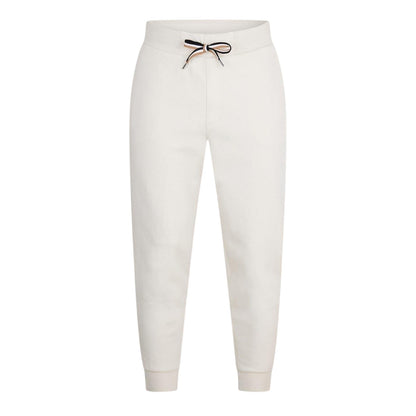 White - Front - Boss Mens Larsen Slim Joggers