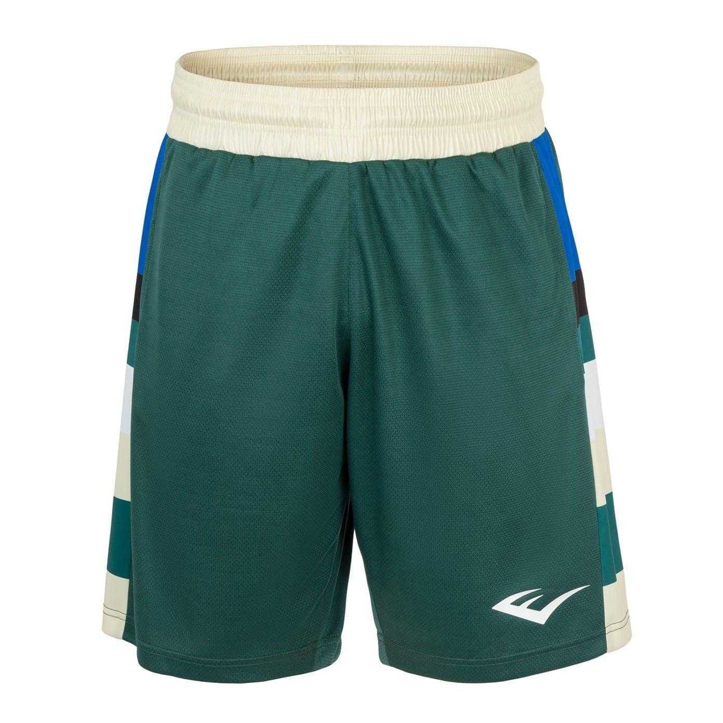 Green - Front - Everlast Mens Logo Contrast Waistband Relaxed Fit Shorts