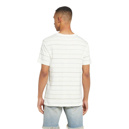 White - Back - Levis Mens Original Striped T-Shirt