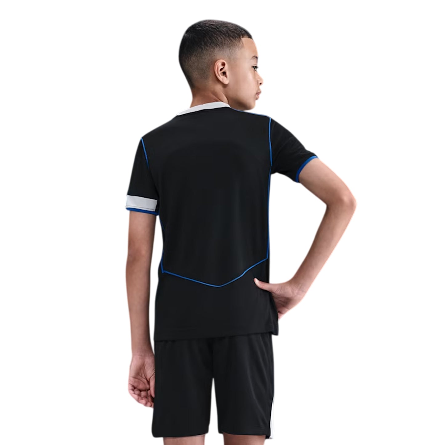 Black-Silver - Back - Nike 2025-2026 Chelsea FC Dri-FIT Third Jersey