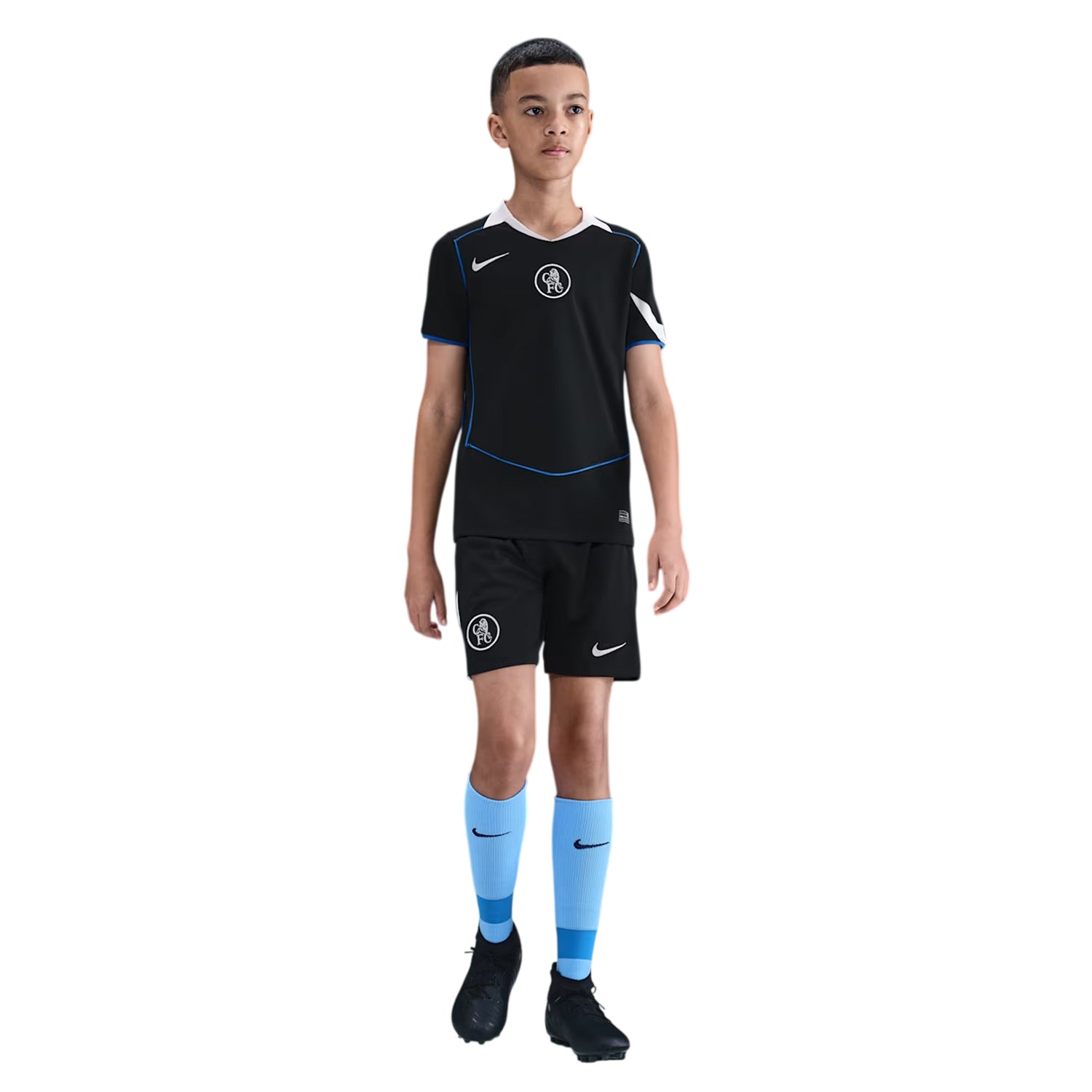Black-Silver - Lifestyle - Nike 2025-2026 Chelsea FC Dri-FIT Third Jersey