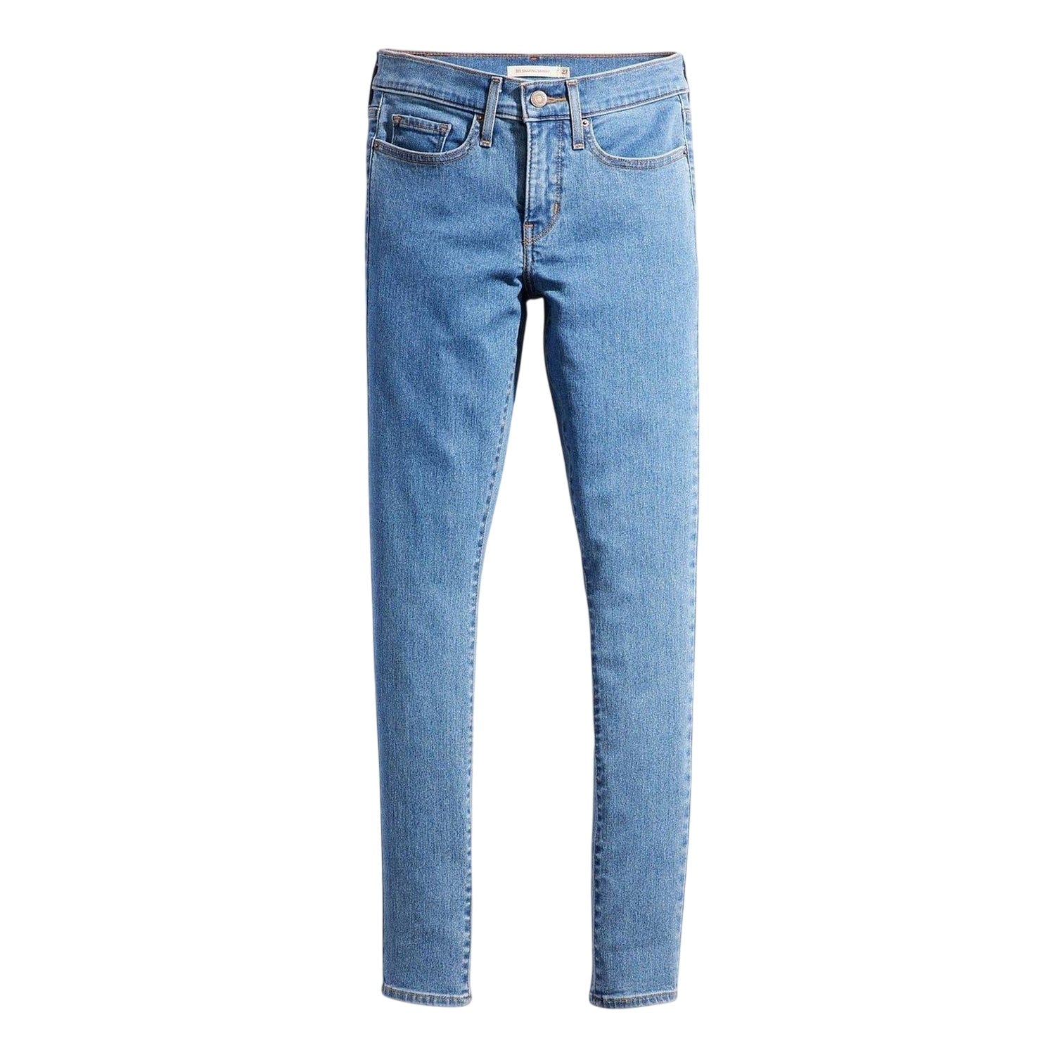 Blue - Front - Levis Womens-Ladies 311 Shaping Mid Rise Skinny Jeans