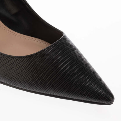 Black - Lifestyle - Dune London Womens-Ladies Attire Patent Court Shoes
