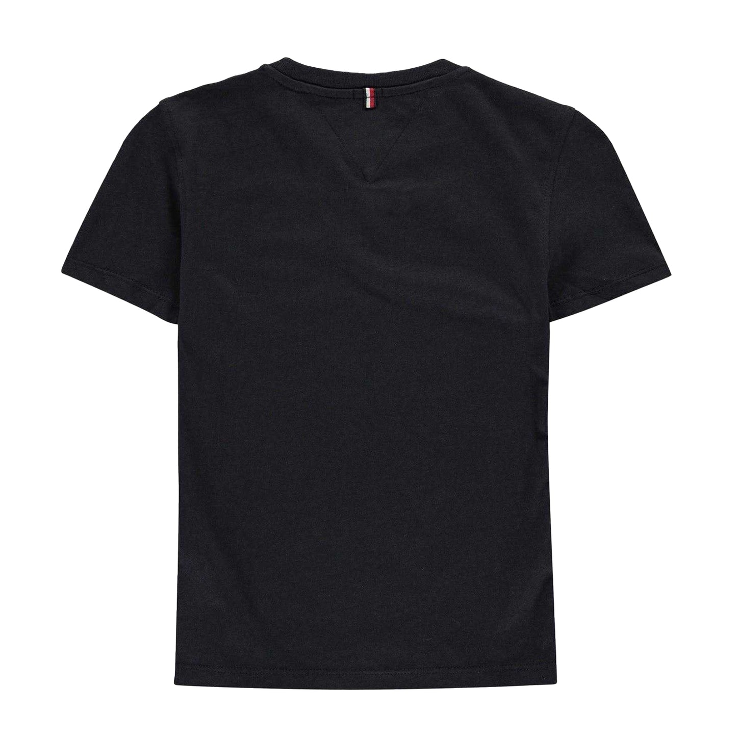 Navy - Back - Tommy Hilfiger Childrens-Kids Original Embroidered Logo T-Shirt