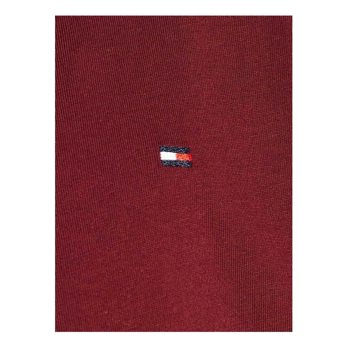 Rouge Red - Side - Tommy Hilfiger Childrens-Kids Original Embroidered Logo T-Shirt