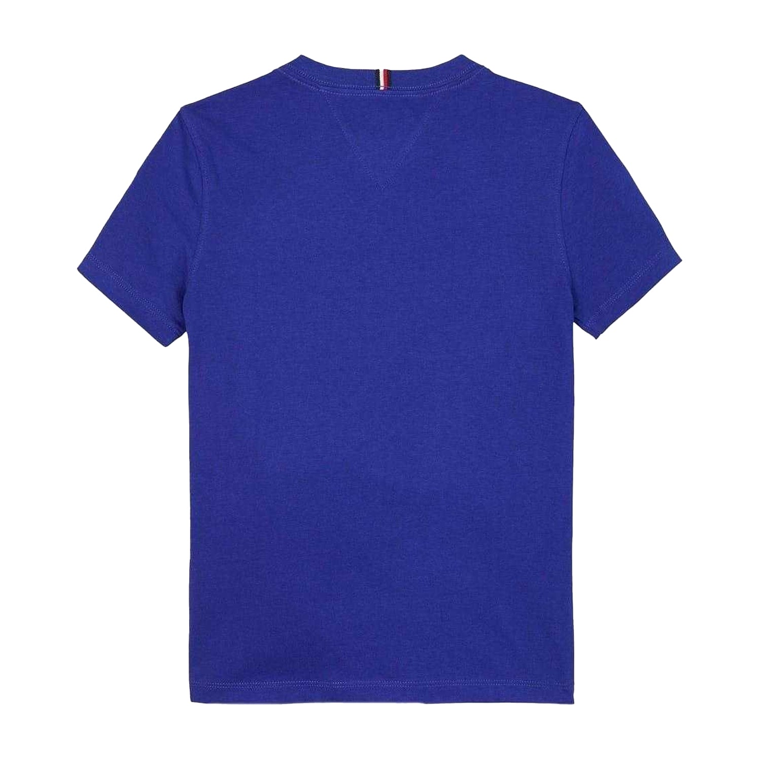 Dark Blue - Back - Tommy Hilfiger Childrens-Kids Original Embroidered Logo T-Shirt