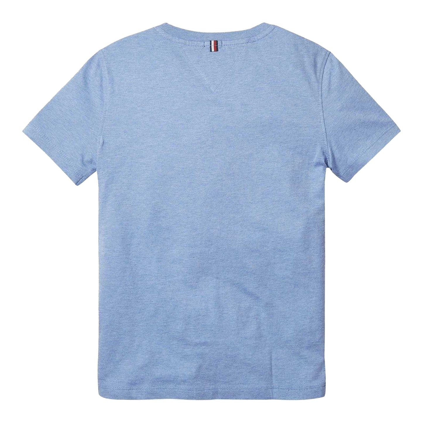 Light Blue - Back - Tommy Hilfiger Childrens-Kids Original Embroidered Logo T-Shirt