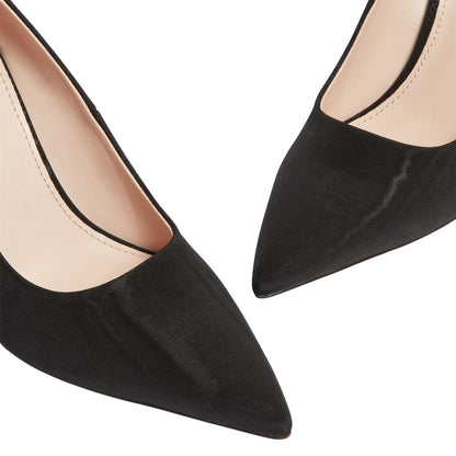 Black - Side - Ted Baker Womens-Ladies Court Shoes
