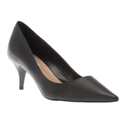 Black - Front - Dune London Womens-Ladies Patent Leather Court Shoes