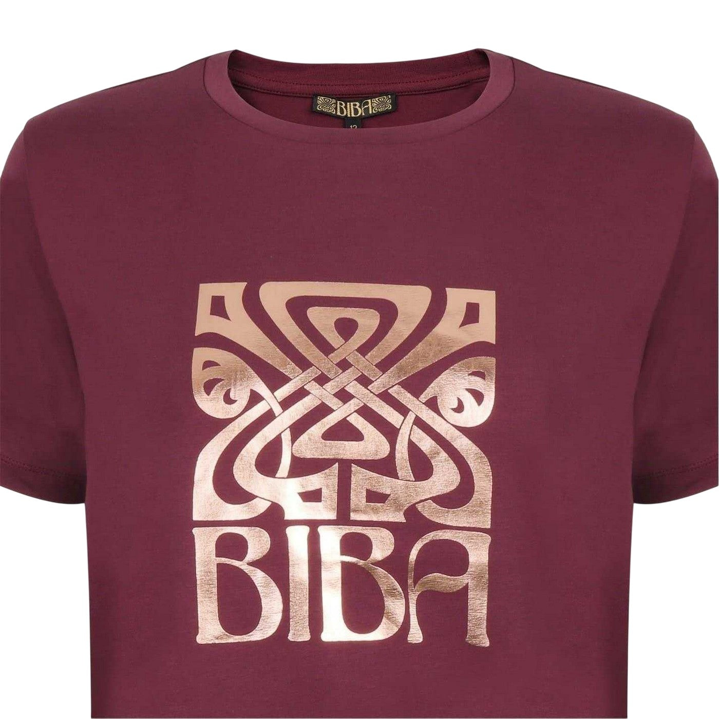 Fig - Side - Biba Womens-Ladies Logo T-Shirt