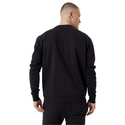 Black - Lifestyle - Jack Wills Mens Belvue Embroidered Logo Sweatshirt