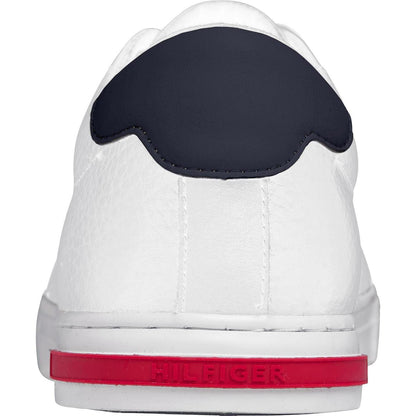 White - Back - Tommy Hilfiger Mens Essential Lace Up Shoes