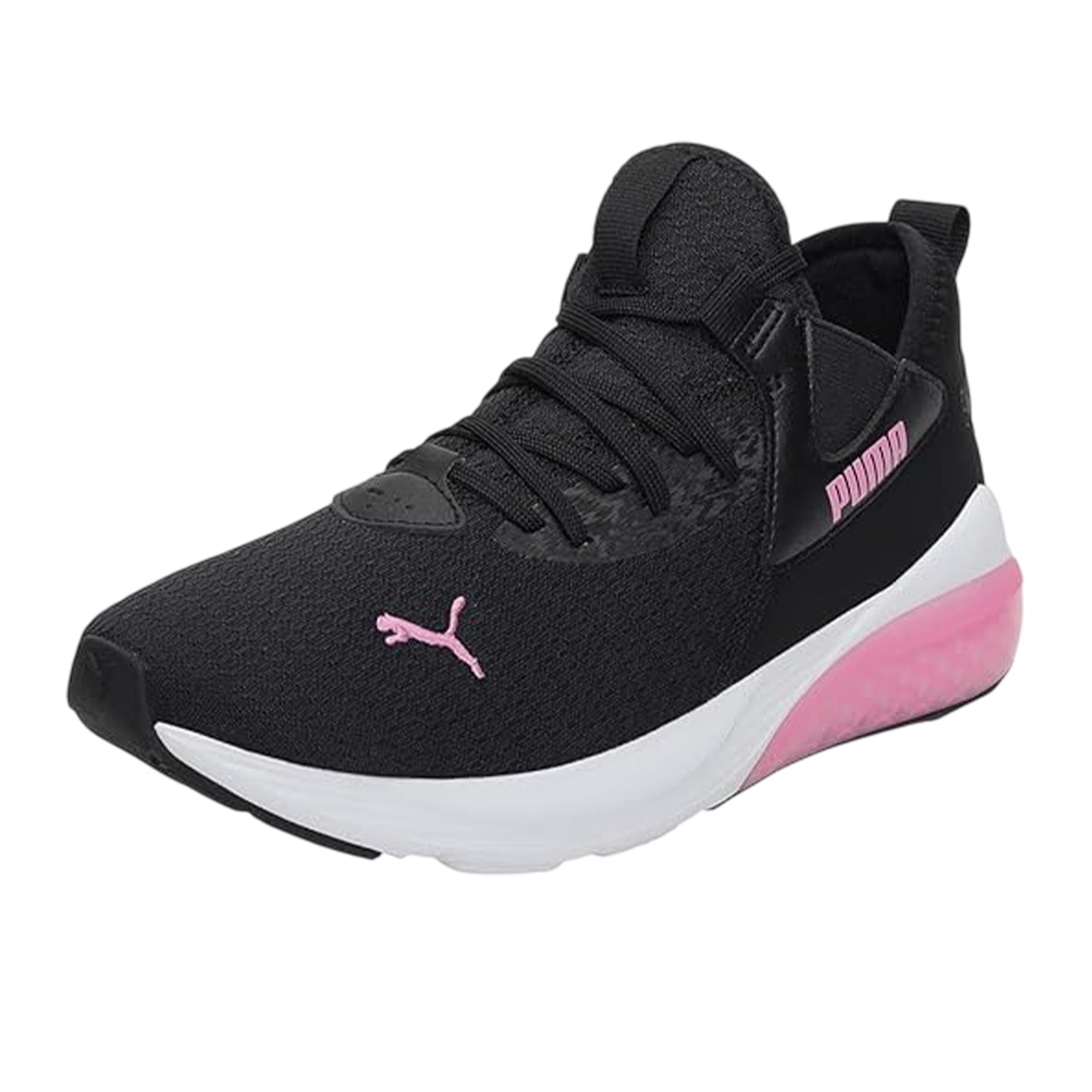 Black-Pink - Front - Puma Girls Cell Vive Flat Trainers