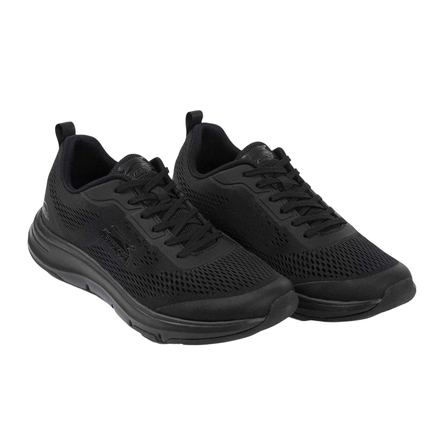 Black - Lifestyle - Slazenger Mens Curve Support Mesh Trainers