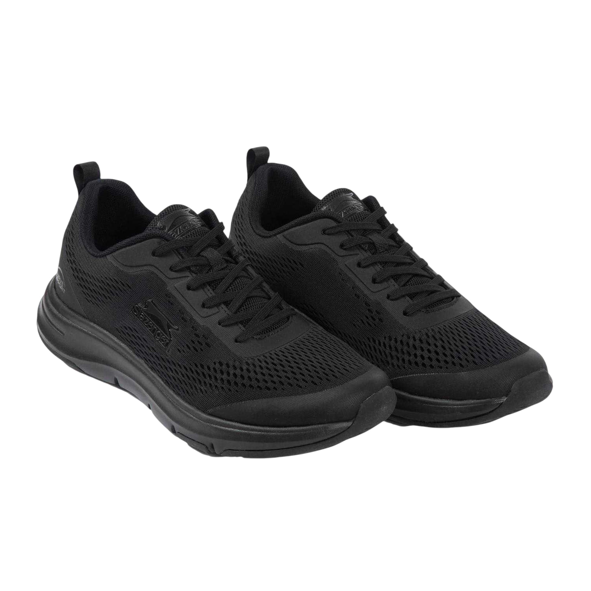 Black - Lifestyle - Slazenger Mens Curve Support Mesh Trainers