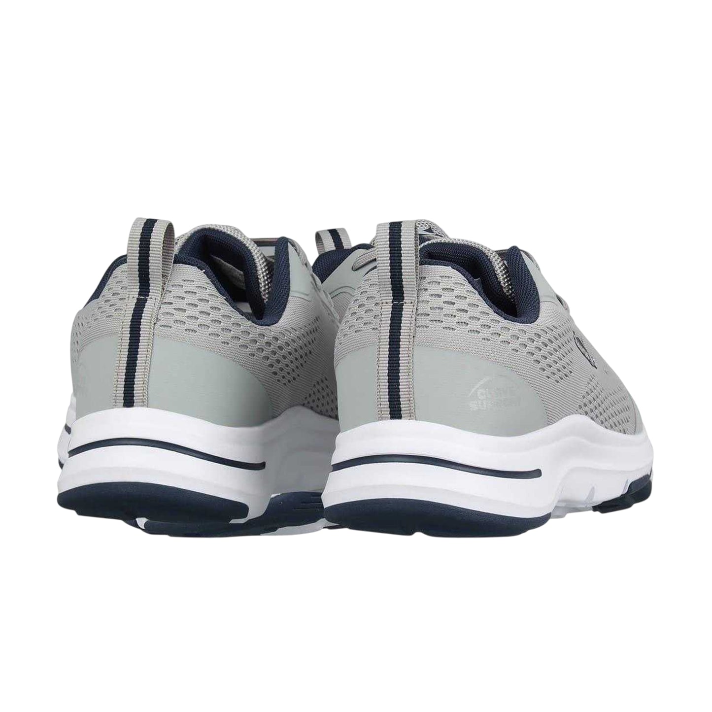 Grey-White - Back - Slazenger Mens Curve Support Mesh Trainers