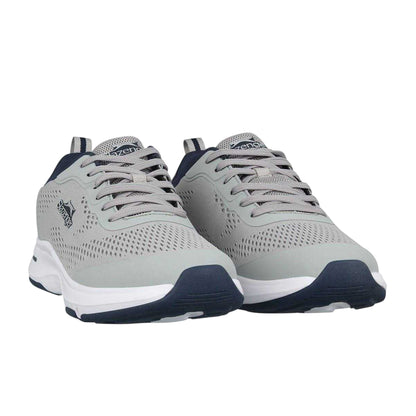 Grey-White - Lifestyle - Slazenger Mens Curve Support Mesh Trainers
