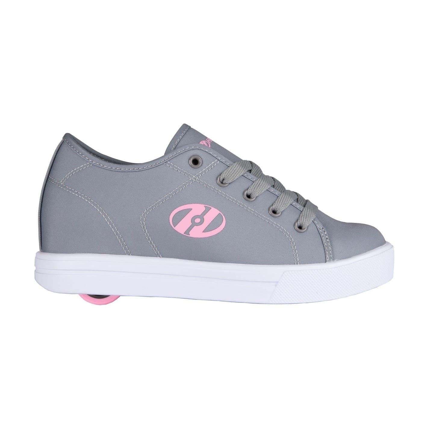Grey-Pink - Lifestyle - Heelys Childrens-Kids Fresh Flat Skate Shoes