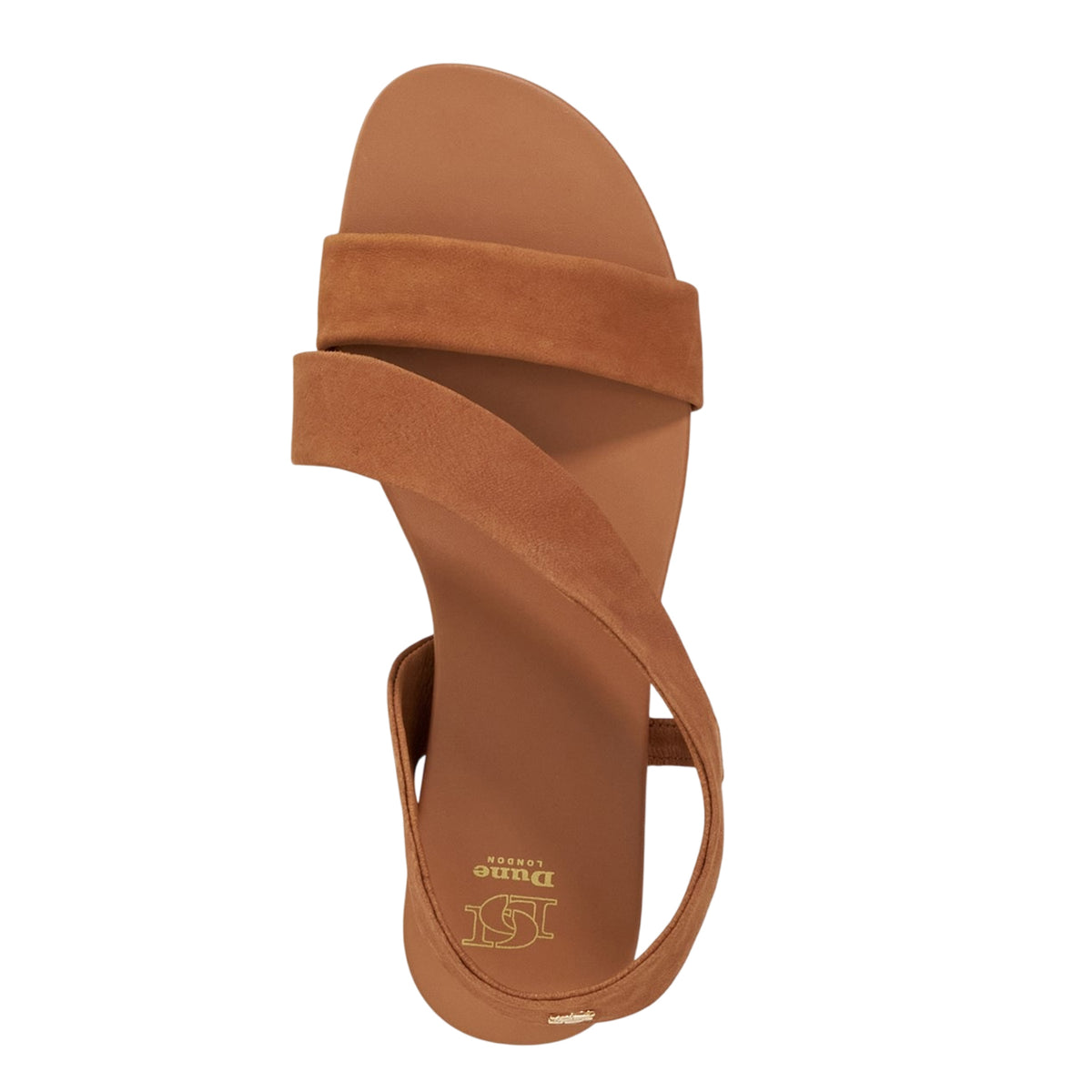 Tan - Lifestyle - Dune London Womens-Ladies Lucina Leather Flat Sandals