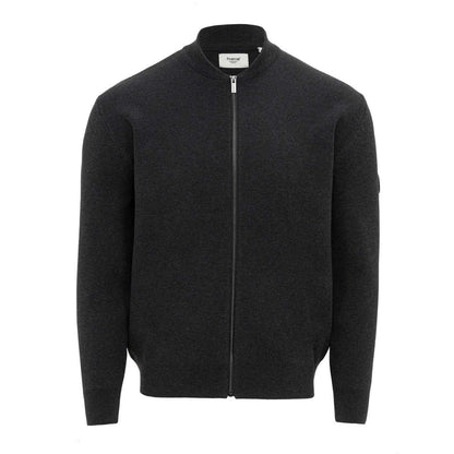 Charcoal - Front - Firetrap Mens Polyester Badge Jacket