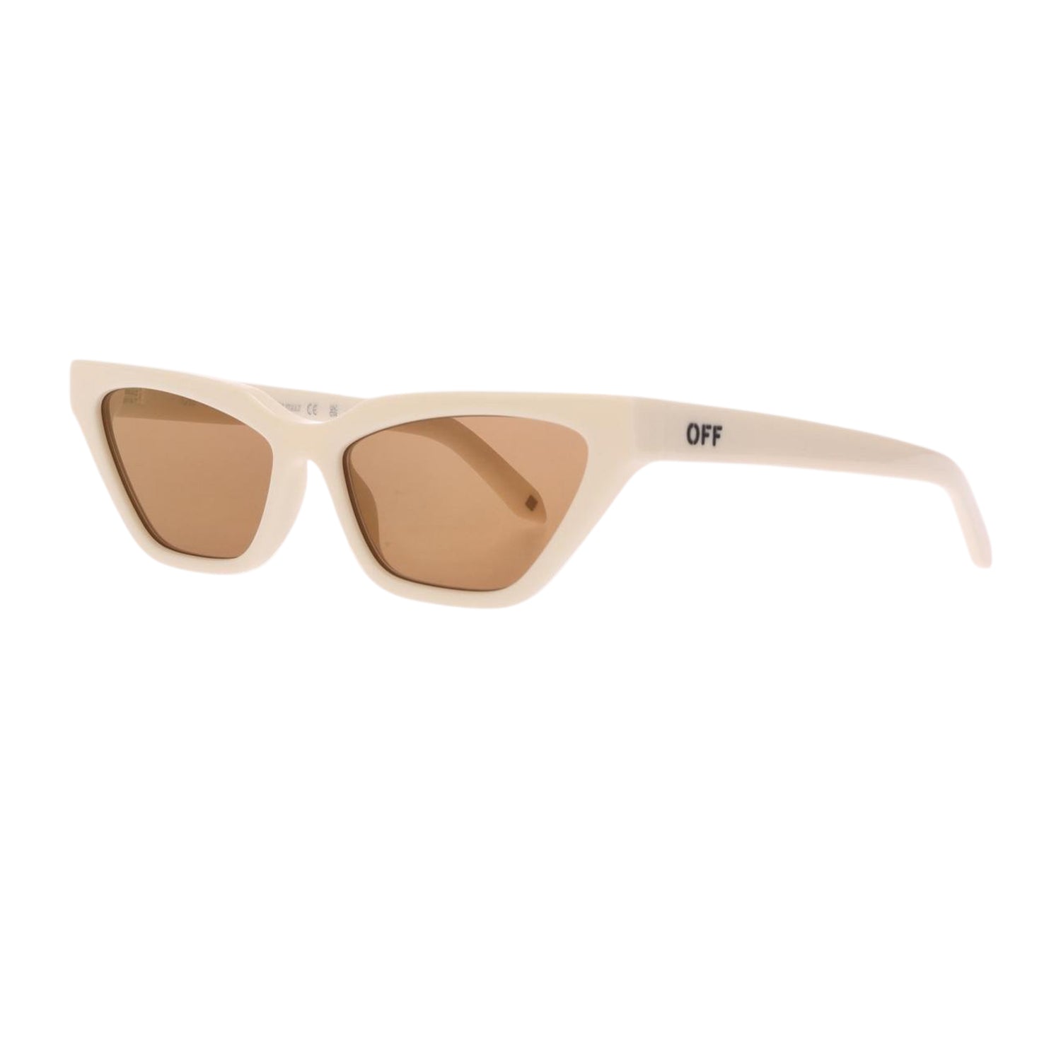 Gold - Front - Off White Womens-Ladies Madison Cat Eye Sunglasses