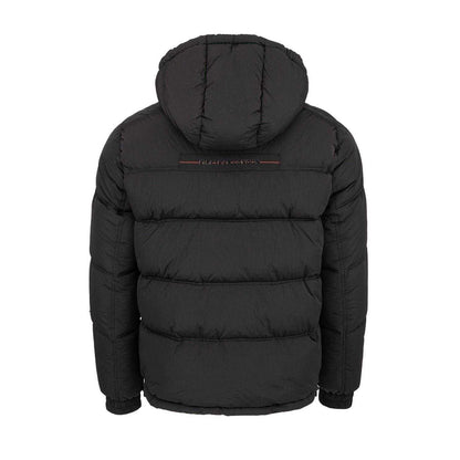 Black - Back - Firetrap Mens Bubble Puffer Jacket