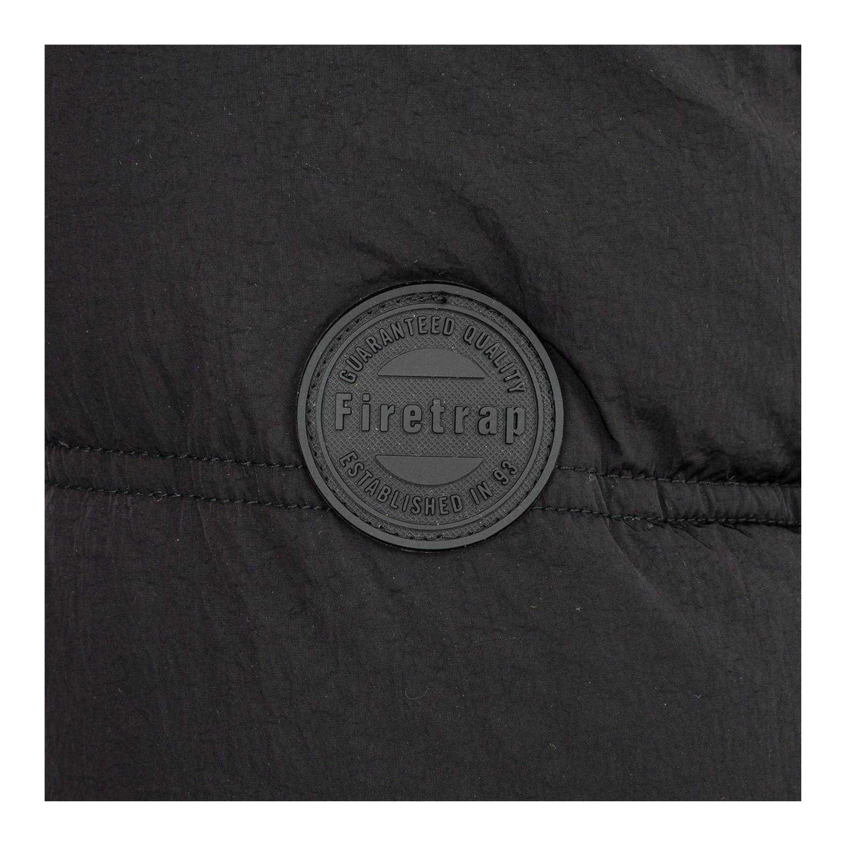 Black - Lifestyle - Firetrap Mens Bubble Puffer Jacket