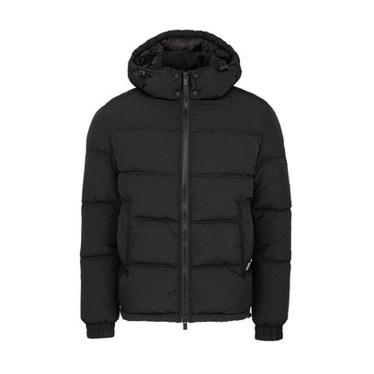 Black - Front - Firetrap Mens Bubble Puffer Jacket
