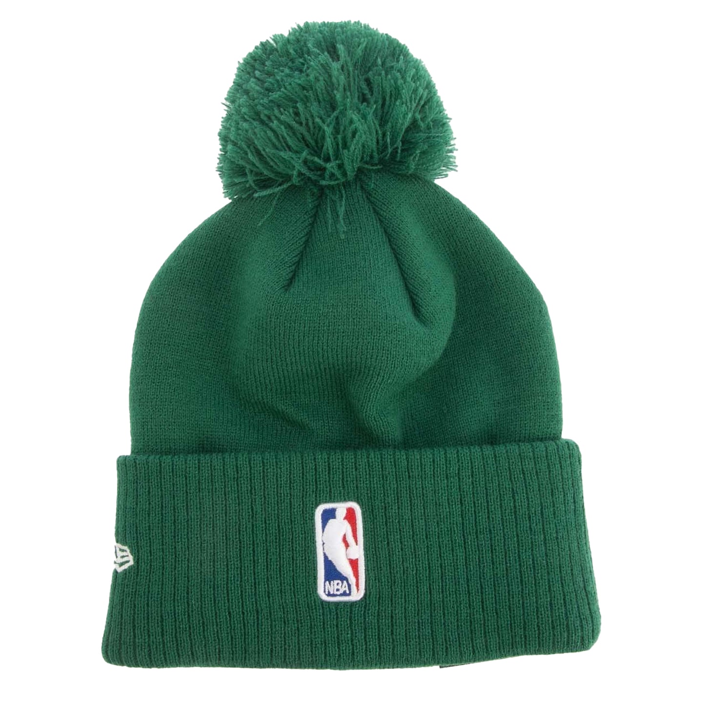 Green - Back - New Era Mens Boston Celtics NBA Knitted Beanie
