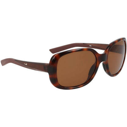 Tortoise-Brown - Front - Nike Womens-Ladies Square Frame Sunglasses