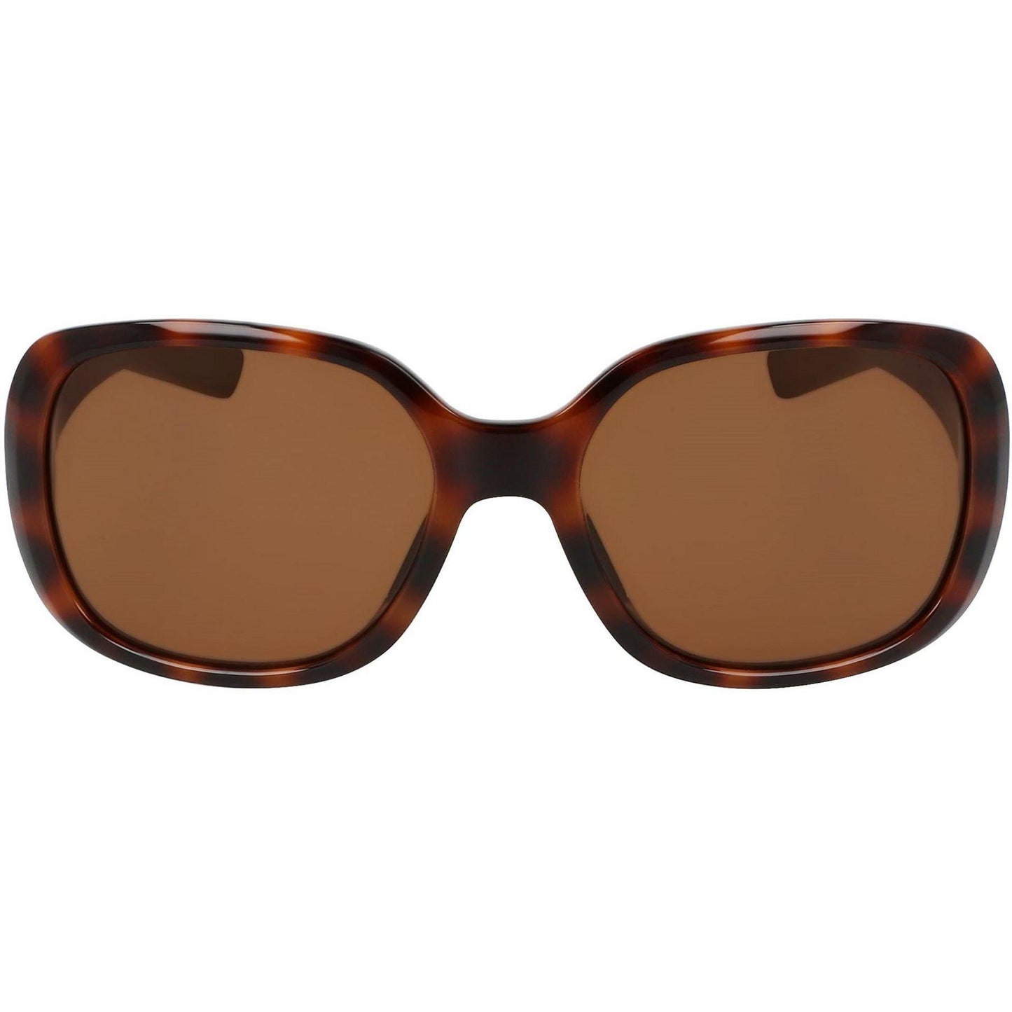 Tortoise-Brown - Back - Nike Womens-Ladies Square Frame Sunglasses
