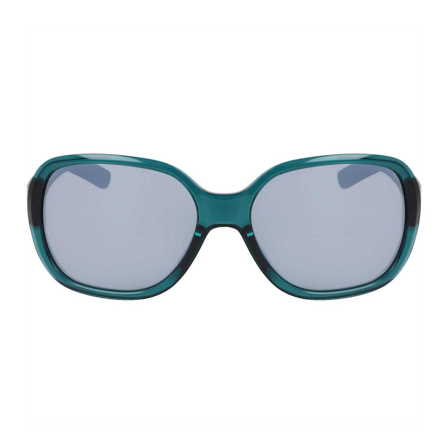 Teal-Silver - Front - Nike Womens-Ladies Square Frame Sunglasses