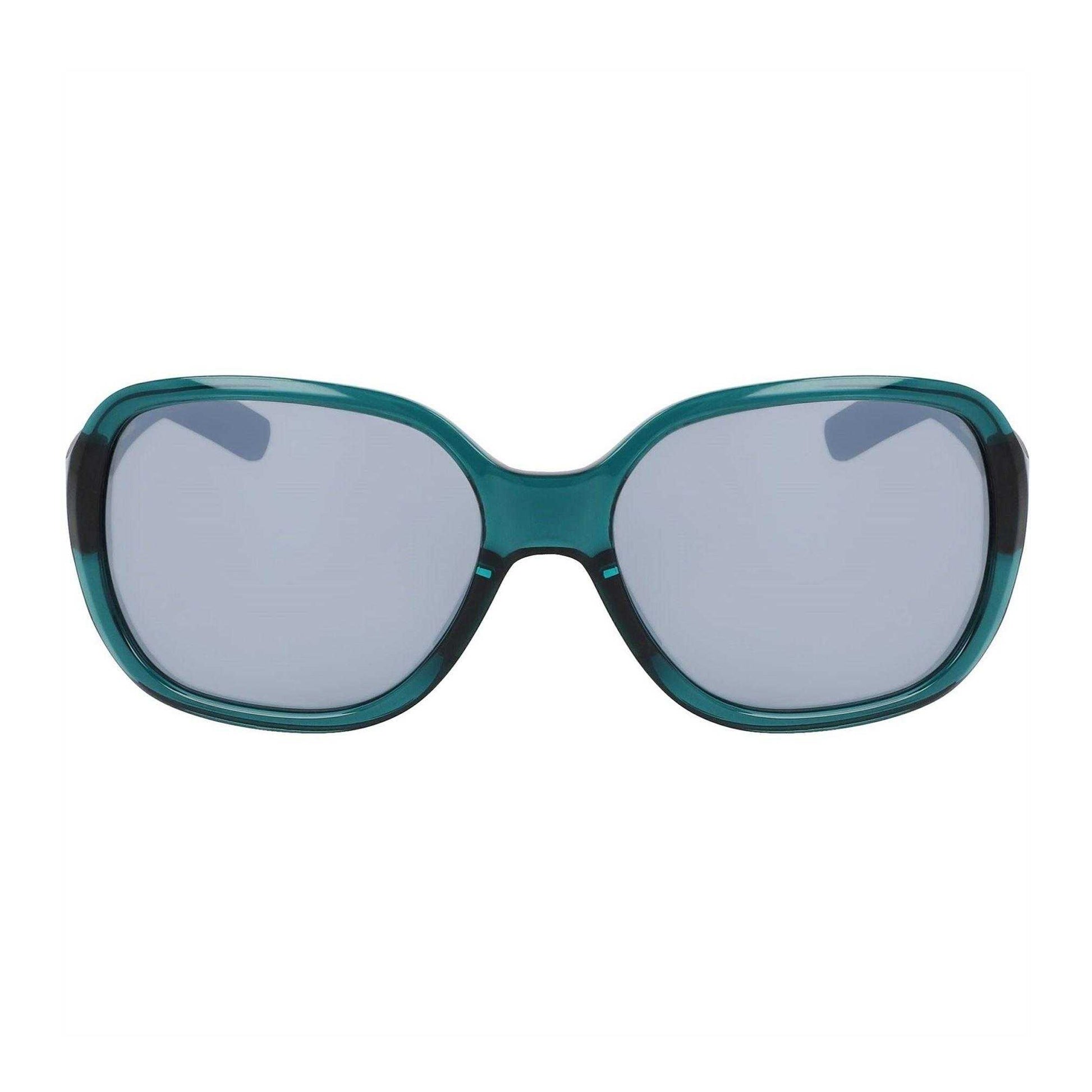 Teal-Silver - Front - Nike Womens-Ladies Square Frame Sunglasses