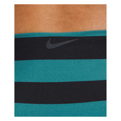 Black - Side - Nike Womens-Ladies Horizontal Stripe Bikini Bottoms