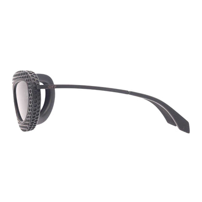 Dark Grey - Back - Off White Tokyo Sun Oval Sunglasses