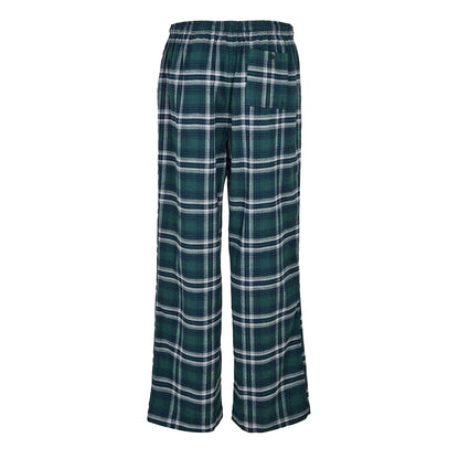 Pine - Back - Jack Wills Mens Flannel Plaid Relaxed Fit Pyjama Bottoms