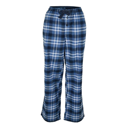 Midnight Navy - Front - Jack Wills Mens Flannel Plaid Relaxed Fit Pyjama Bottoms